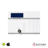 allarme kit senza fili Saturn Ip combinatore Gsm e Web Server Tag R-fid Sensore pir microwawe sirena wireless Kit 9