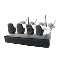 Kit Videosorveglianza wireless ip 4 telecamere ip 5 mxp hdd 1000tb